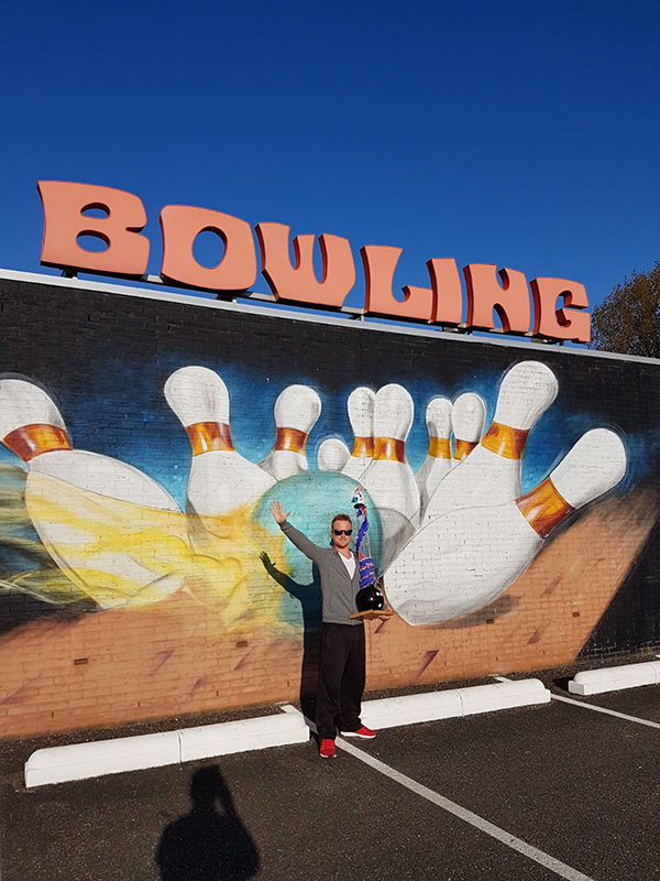 Winaar Bowling Beertube wedstrijd