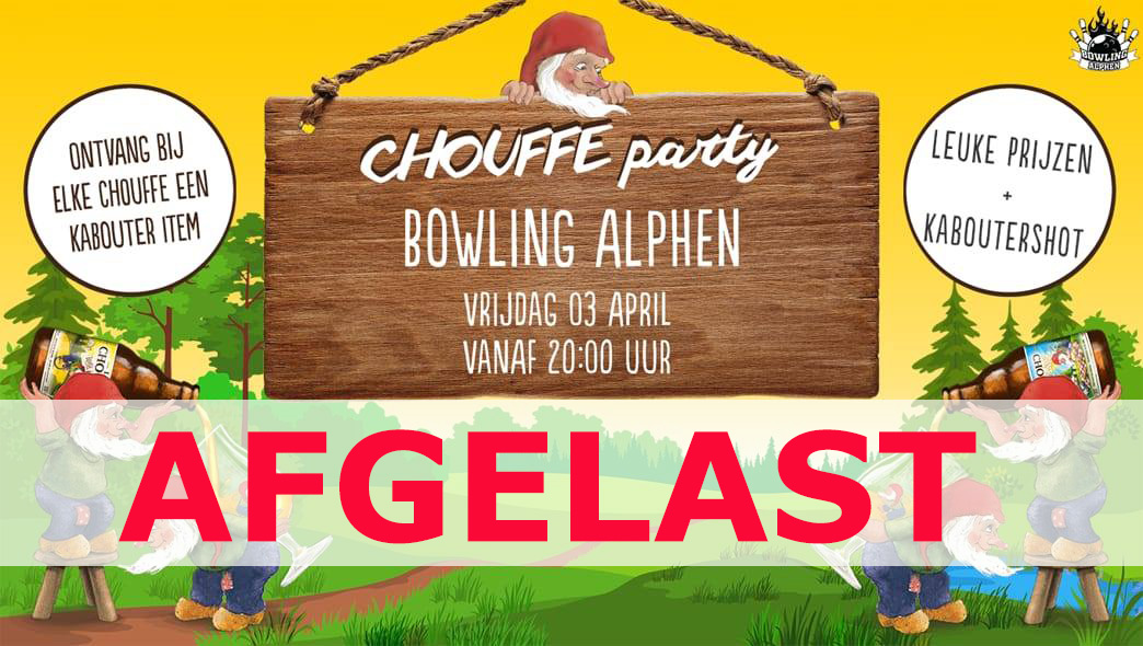 La Chouffe Party, kabouterparty 3 april 2020 La Chouffe party, kabouterparty 3 april 2020